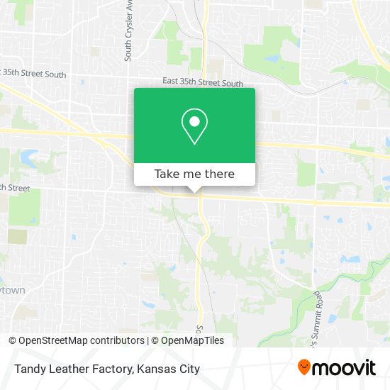 Tandy Leather Factory map