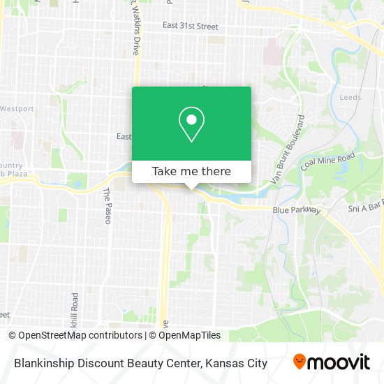 Mapa de Blankinship Discount Beauty Center
