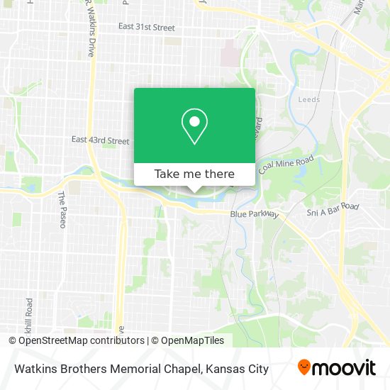 Mapa de Watkins Brothers Memorial Chapel