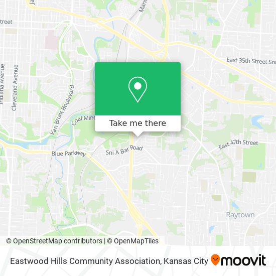 Eastwood Hills Community Association map