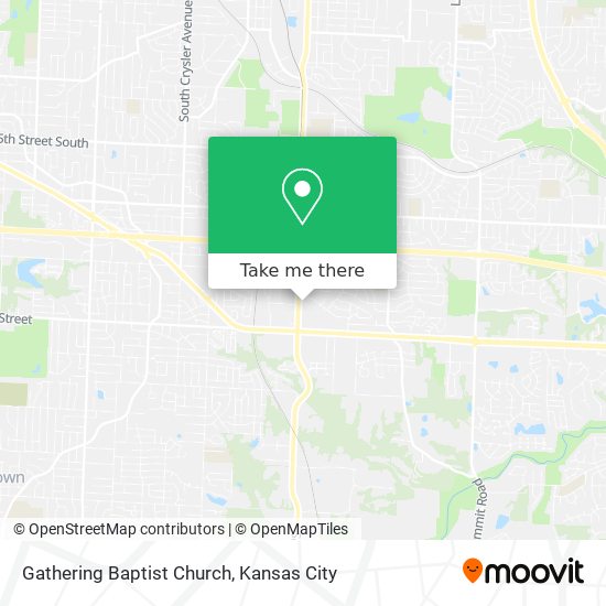 Mapa de Gathering Baptist Church