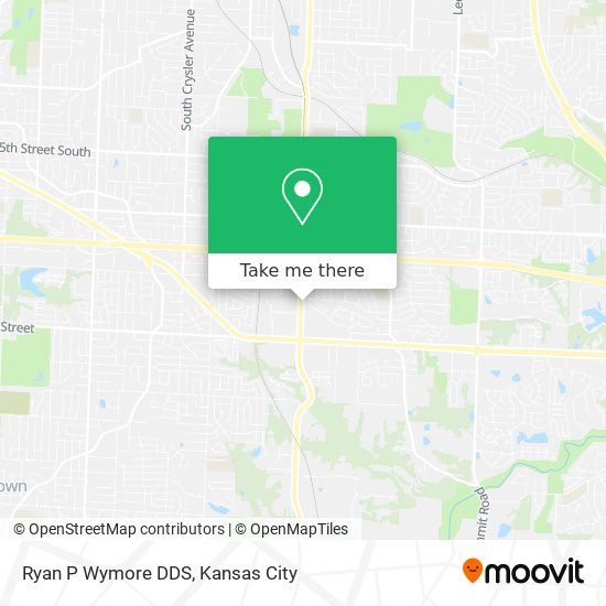 Ryan P Wymore DDS map
