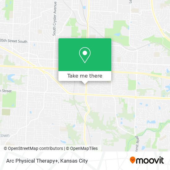 Arc Physical Therapy+ map