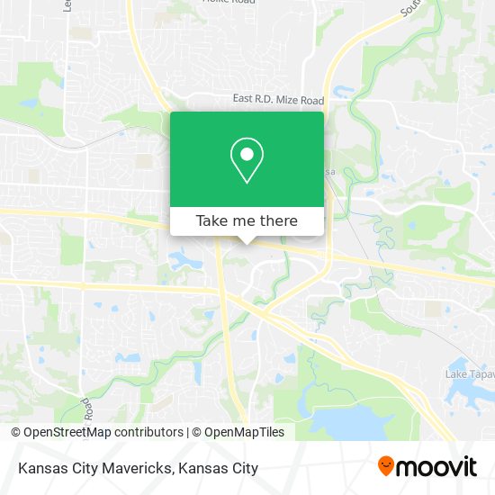 Mapa de Kansas City Mavericks