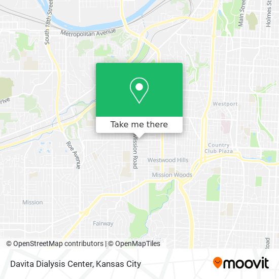 Davita Dialysis Center map