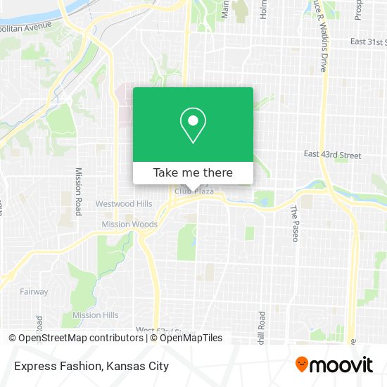 Express Fashion map