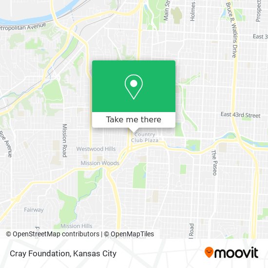 Cray Foundation map