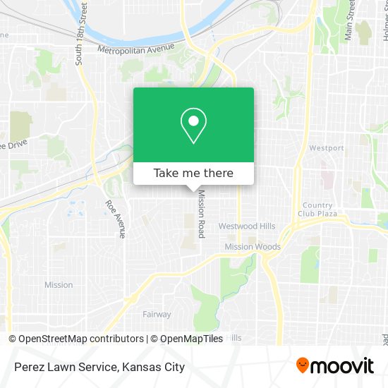 Perez Lawn Service map