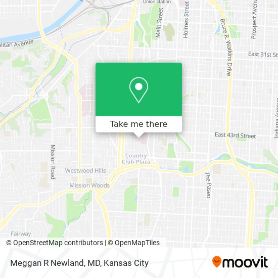 Meggan R Newland, MD map