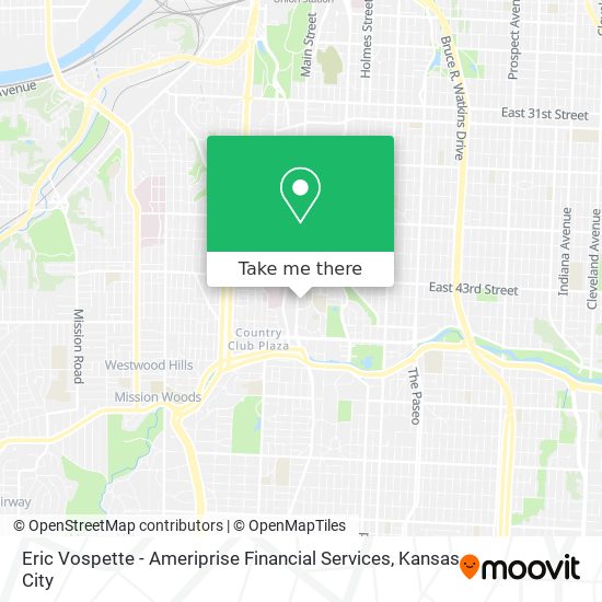 Mapa de Eric Vospette - Ameriprise Financial Services