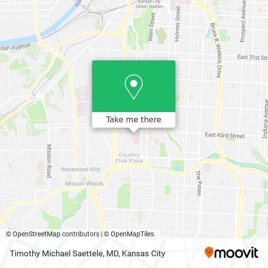 Timothy Michael Saettele, MD map