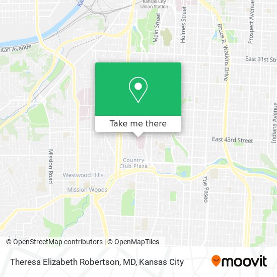 Mapa de Theresa Elizabeth Robertson, MD