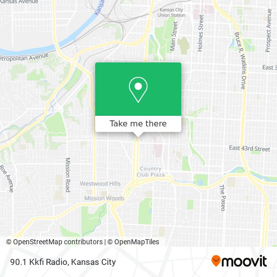 90.1 Kkfi Radio map