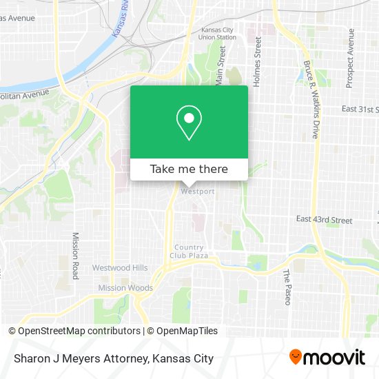 Mapa de Sharon J Meyers Attorney