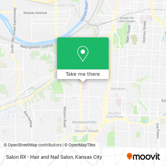 Salon RX - Hair and Nail Salon map