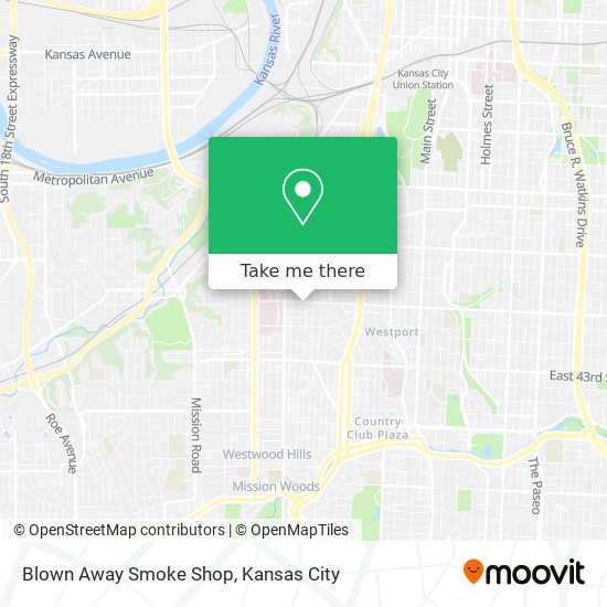 Mapa de Blown Away Smoke Shop