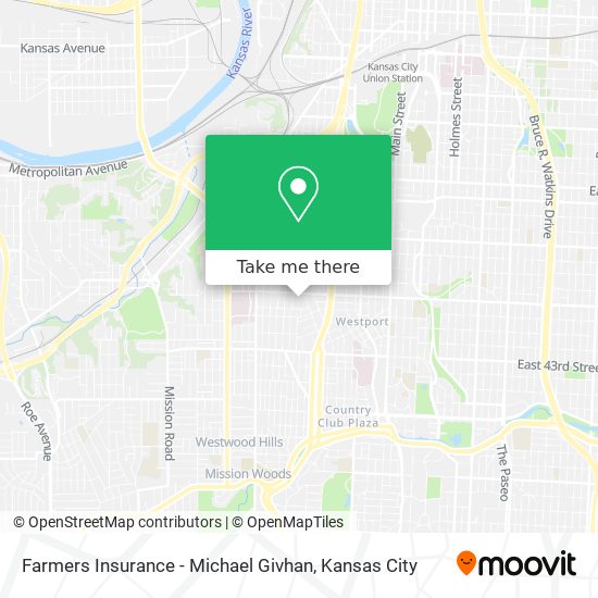 Farmers Insurance - Michael Givhan map