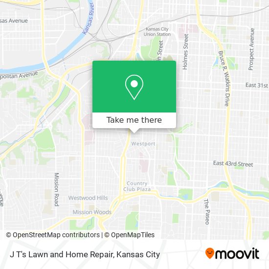 J T's Lawn and Home Repair map