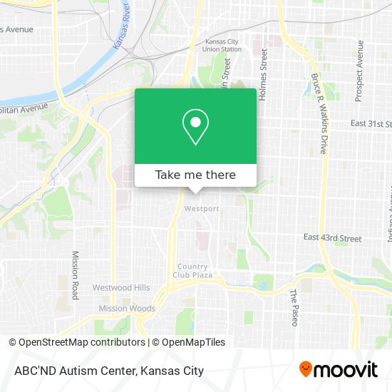 ABC'ND Autism Center map