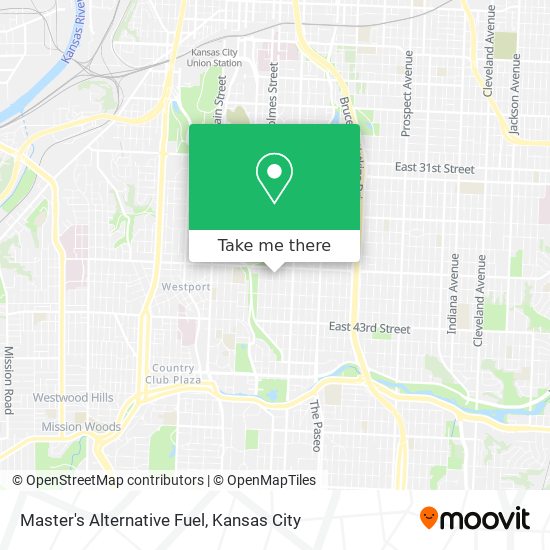 Master's Alternative Fuel map