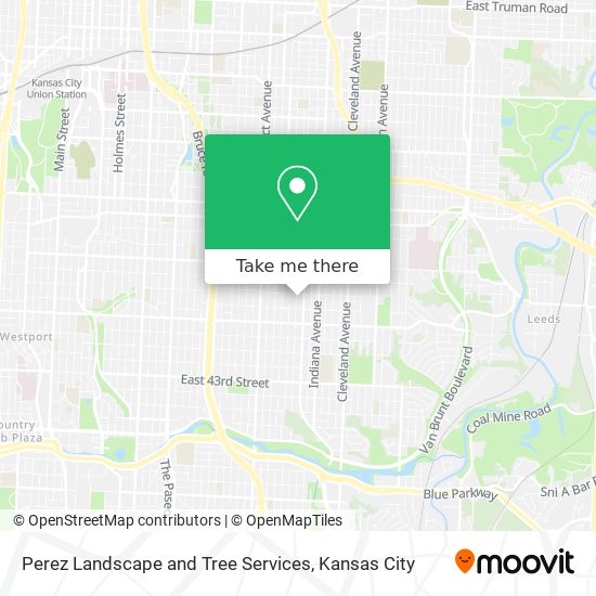 Perez Landscape and Tree Services map