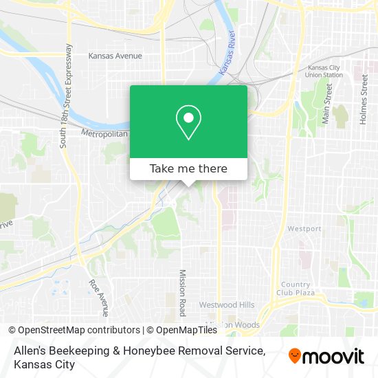 Allen's Beekeeping & Honeybee Removal Service map