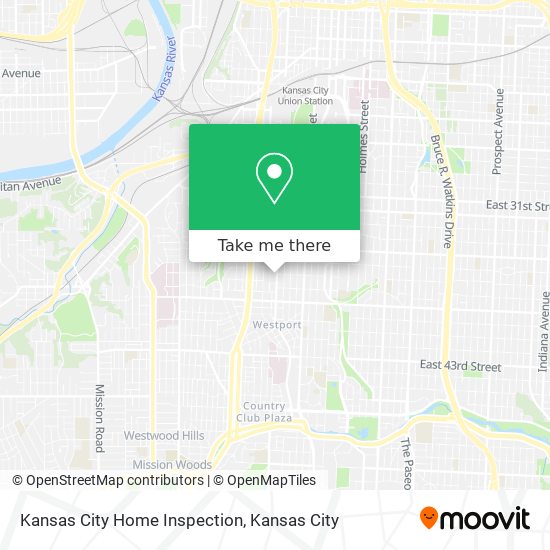 Mapa de Kansas City Home Inspection