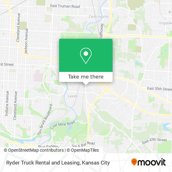 Ryder Truck Rental and Leasing map