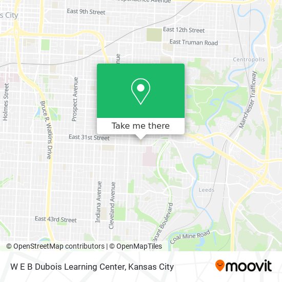 W E B Dubois Learning Center map