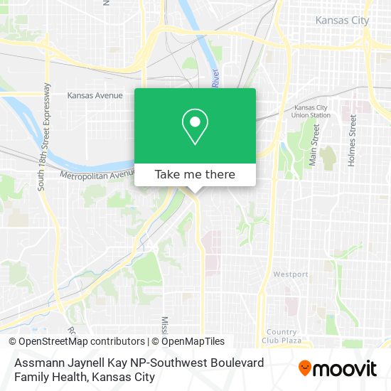 Mapa de Assmann Jaynell Kay NP-Southwest Boulevard Family Health