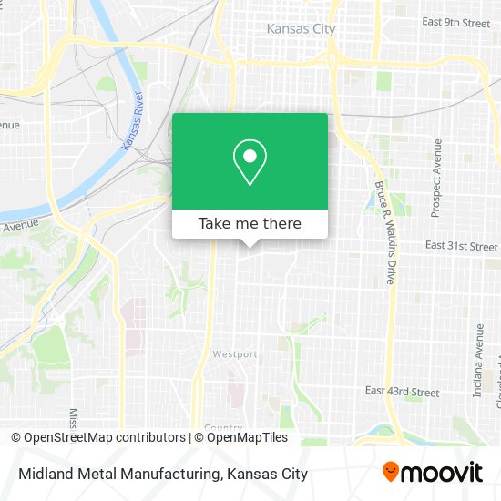 Midland Metal Manufacturing map