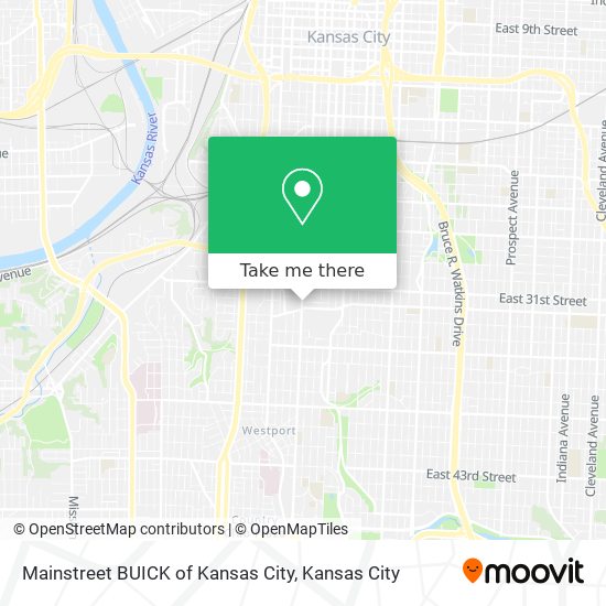 Mapa de Mainstreet BUICK of Kansas City