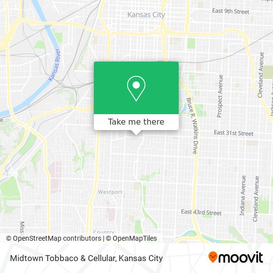 Midtown Tobbaco & Cellular map