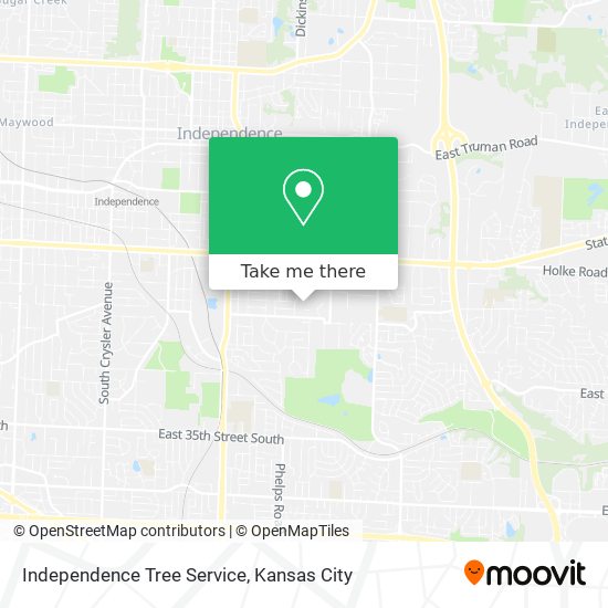 Independence Tree Service map
