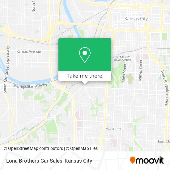 Lona Brothers Car Sales map