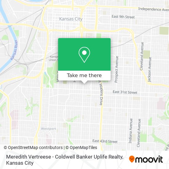 Meredith Vertreese - Coldwell Banker Uplife Realty map