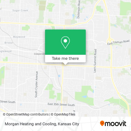 Morgan Heating and Cooling map