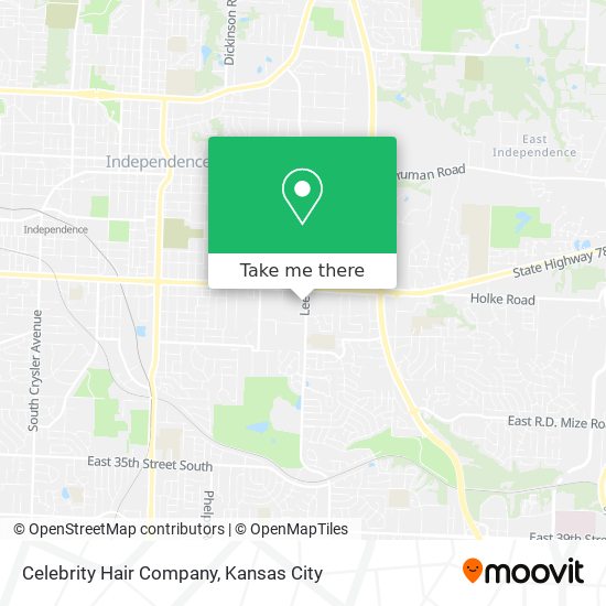 Celebrity Hair Company map