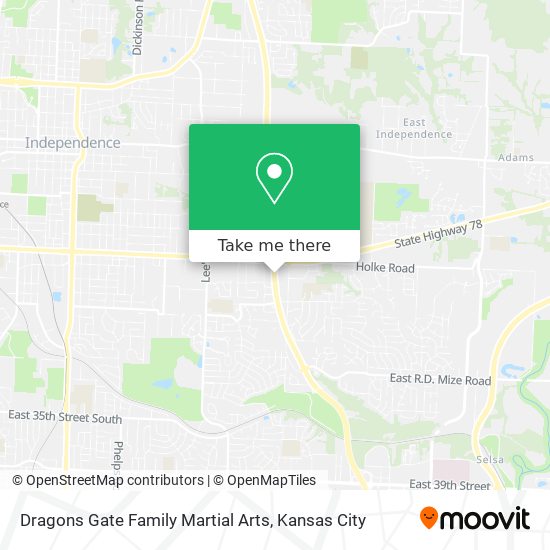 Dragons Gate Family Martial Arts map