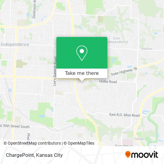 ChargePoint map