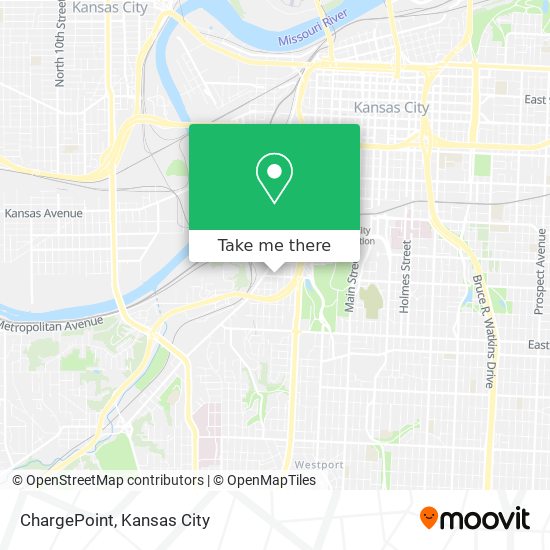 Mapa de ChargePoint