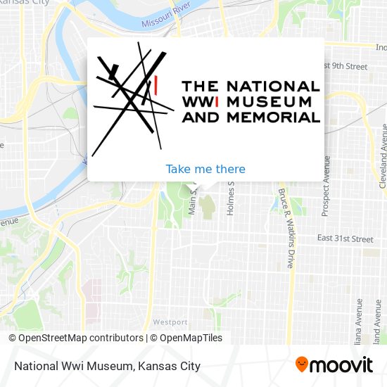 Mapa de National Wwi Museum