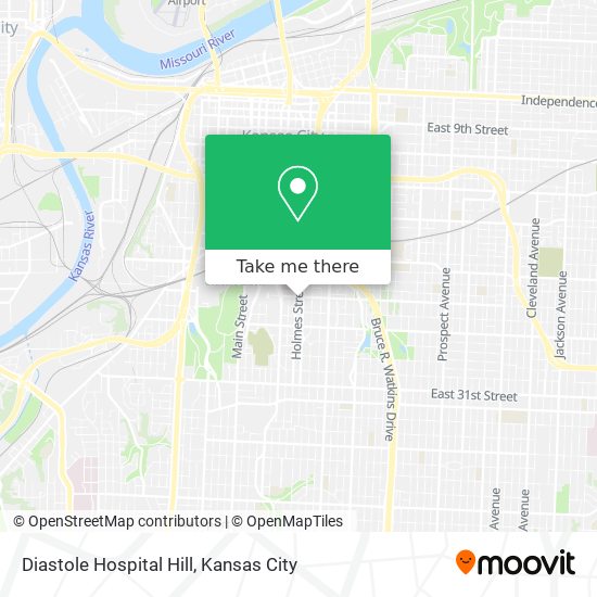 Diastole Hospital Hill map