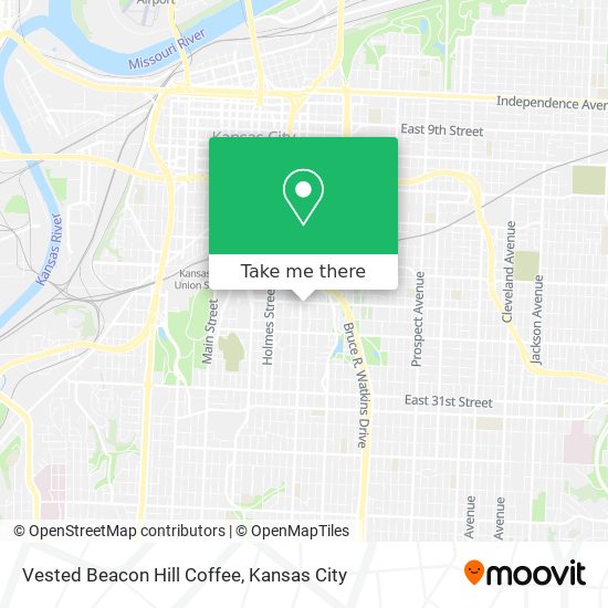 Vested Beacon Hill Coffee map