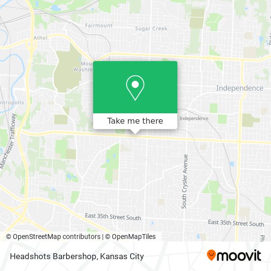 Mapa de Headshots Barbershop