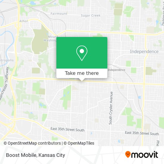 Mapa de Boost Mobile