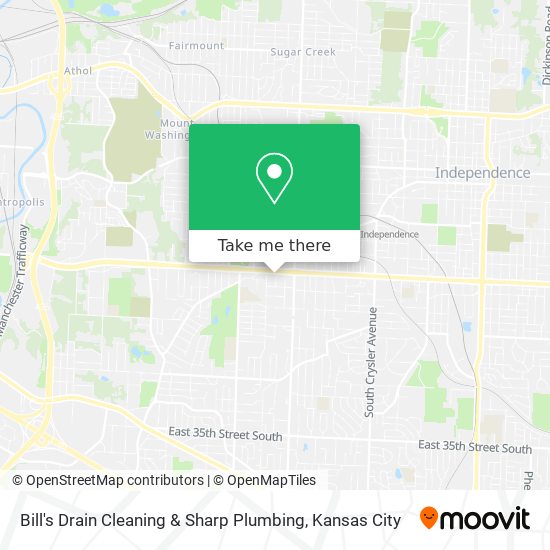 Bill's Drain Cleaning & Sharp Plumbing map