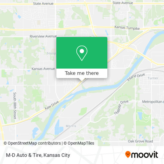 M-D Auto & Tire map