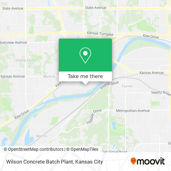 Wilson Concrete Batch Plant map