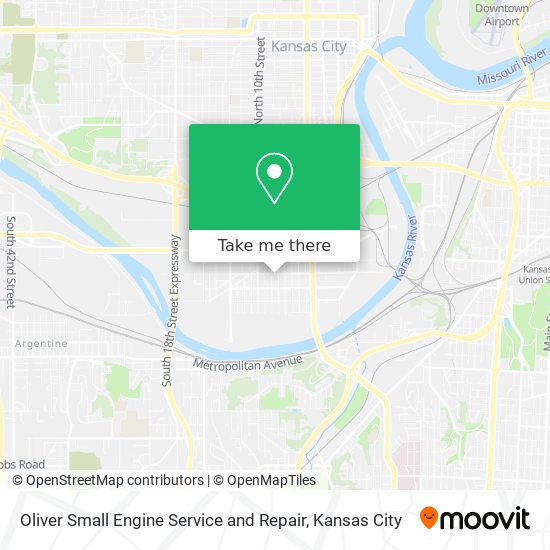 Mapa de Oliver Small Engine Service and Repair